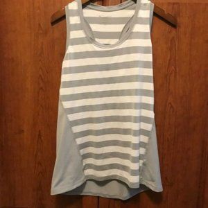 Tek Gear | DryTEK Gray Striped Workout Tank Top | Sz M